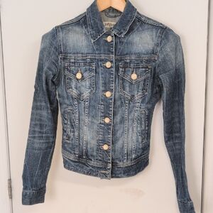 TRF DENIM JEAN JACKET SIZE SMALL